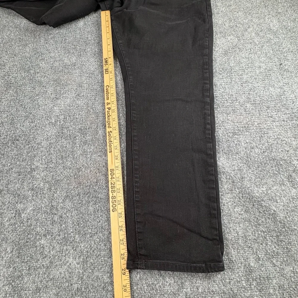 Lucky Brand 412 Athletic Slim Jeans Men 38x29 Black Modern Streetwear Minimalist